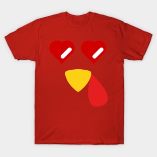 Turkey Face Costume T-Shirt T-Shirt